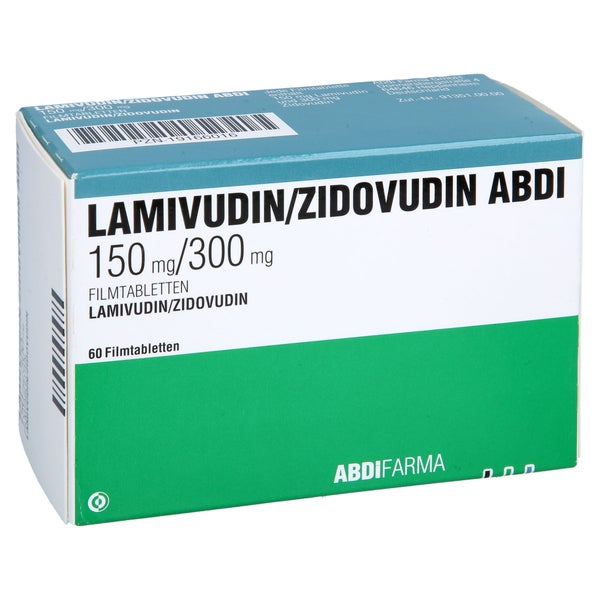 Lamivudin/zidovudin Abdi 150 Mg/300 Mg Filmtabl. 60 St