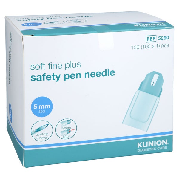 Klinion Soft Fine Plus Safety Pen-nadeln 5 Mm 30 G 100 St