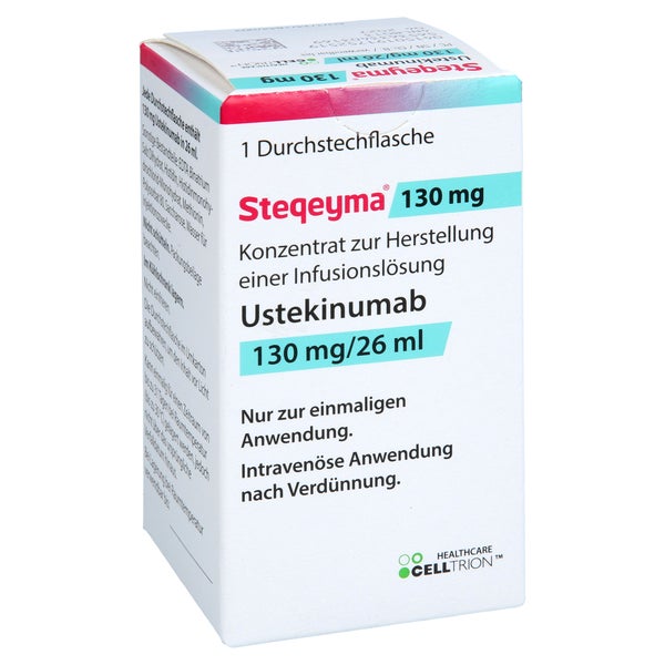 Steqeyma 130 Mg Konz.z.her.e.infusionslösung Dsfl. 1 St