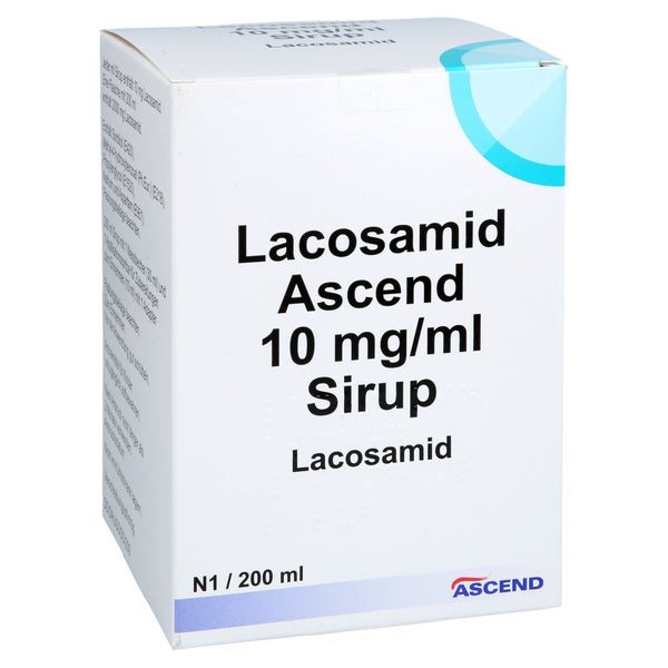 Lacosamid Ascend 10 Mg/ml Sirup 200 ml