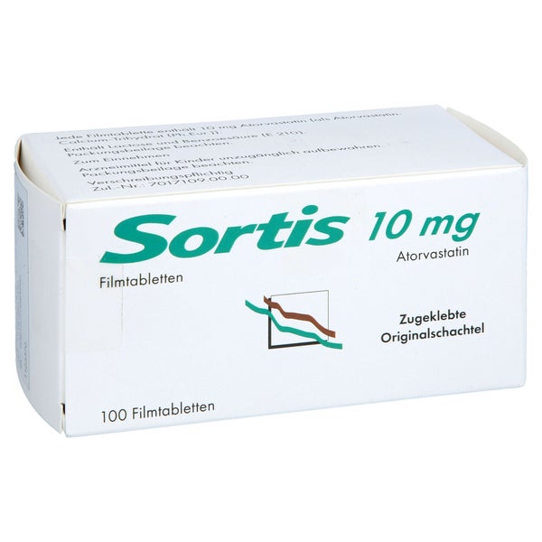 Sortis 10 Mg Filmtabletten 100 St