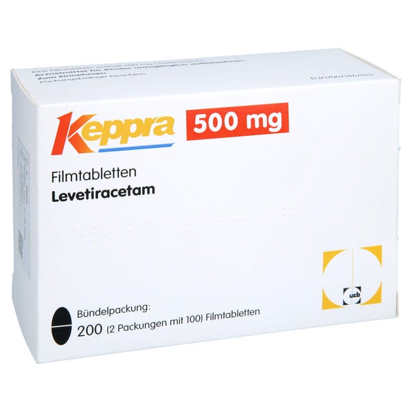 Keppra 500 Mg Filmtabletten 200 St
