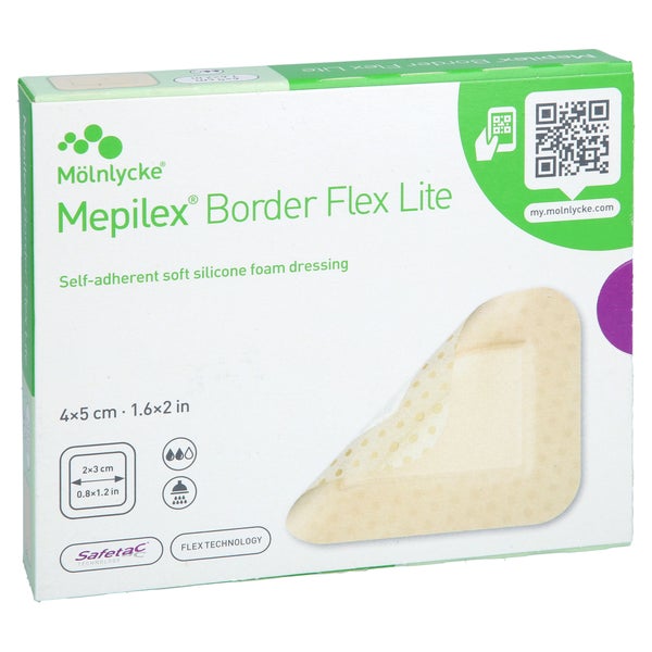 Mepilex Border Flex Lite Schaumverband 4x5 Cm 10 St