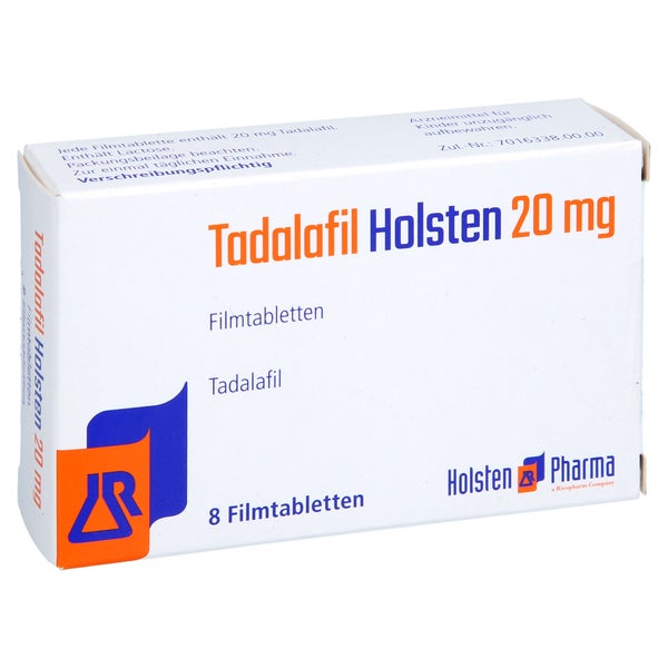 Tadalafil Holsten 20 Mg Filmtabletten 8 St