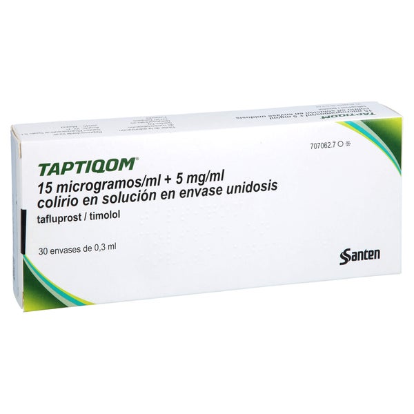 Taptiqom 15 µg/ml + 5 Mg/ml Augentr.i.einzeldosisb 30X0,3 ml