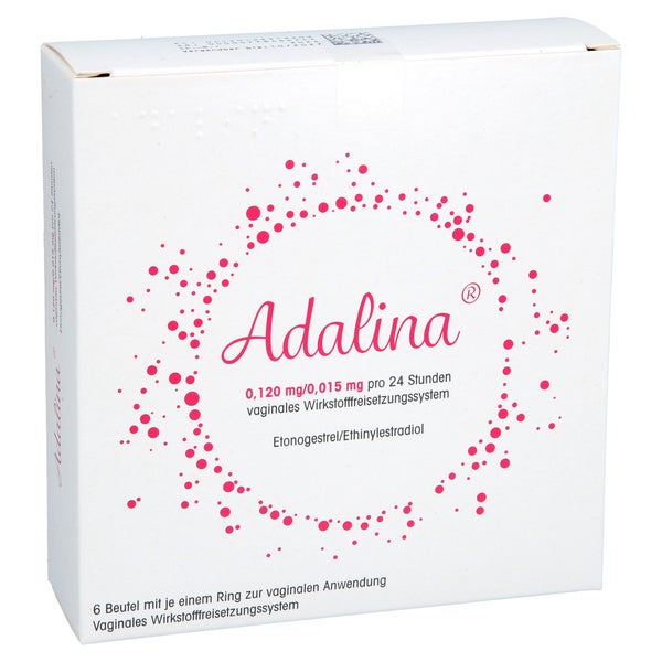 Adalina 0,120mg/0,015mg Pro 24h Vag.wst.-frs.sys. 6 St
