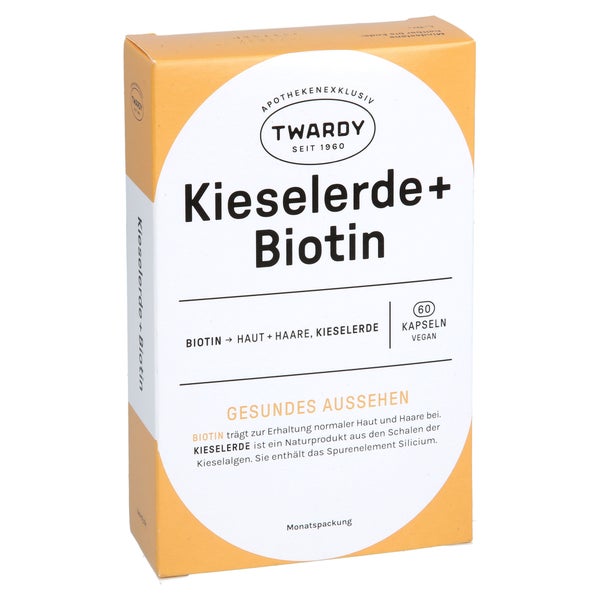 Kieselerde+biotin Kapseln Vegan 60 St