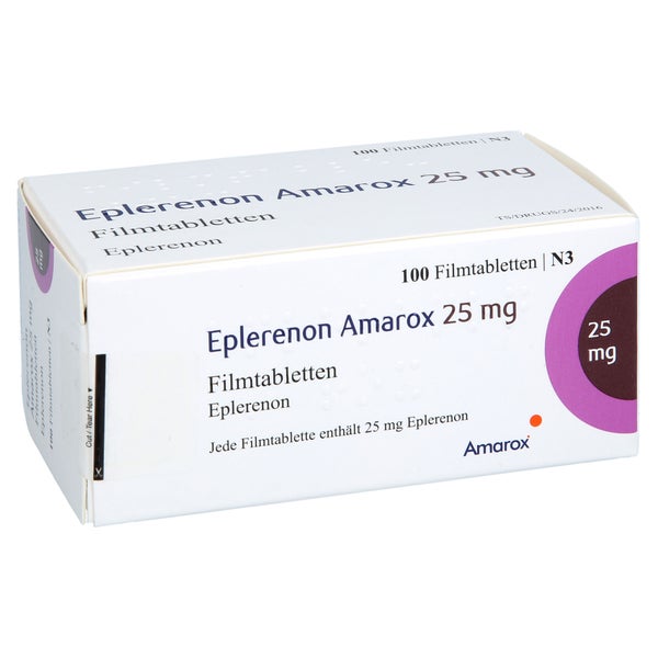 Eplerenon Amarox 25 Mg Filmtabletten 100 St