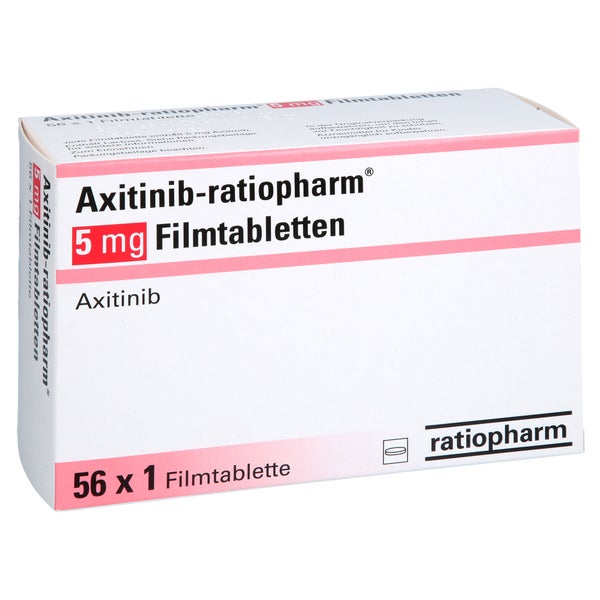 Axitinib-ratiopharm 5 Mg Filmtabletten 56 St