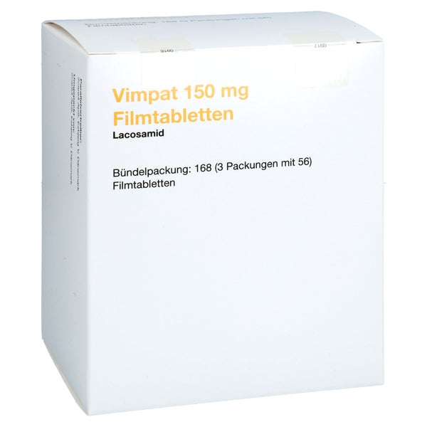 Vimpat 150 Mg Filmtabletten 168 St