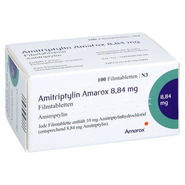 Amitriptylin Amarox 8,84 Mg Filmtabletten 100 St