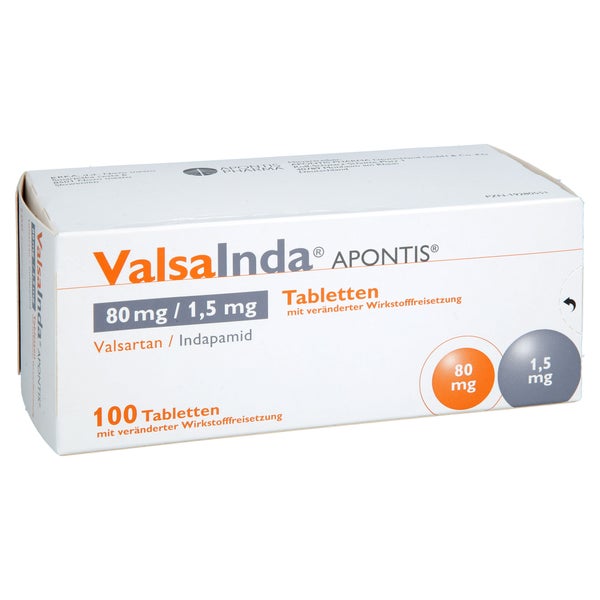 Valsainda Apontis 80 Mg/1,5 Mg Tab.verä.wfrs. 100 St
