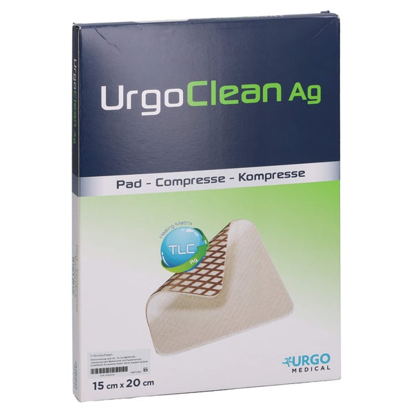 Urgoclean Ag Kompressen 15x20 Cm Steril 5 St