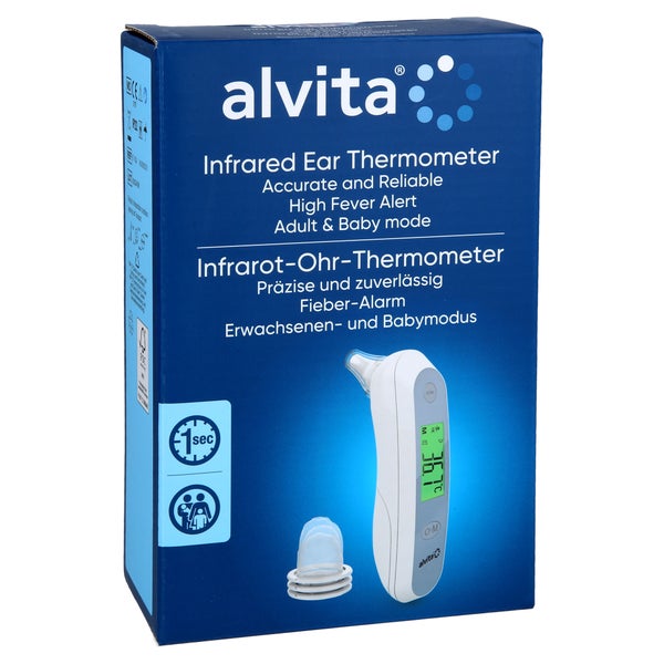 Alvita Infrarot-ohr-thermometer 1 St