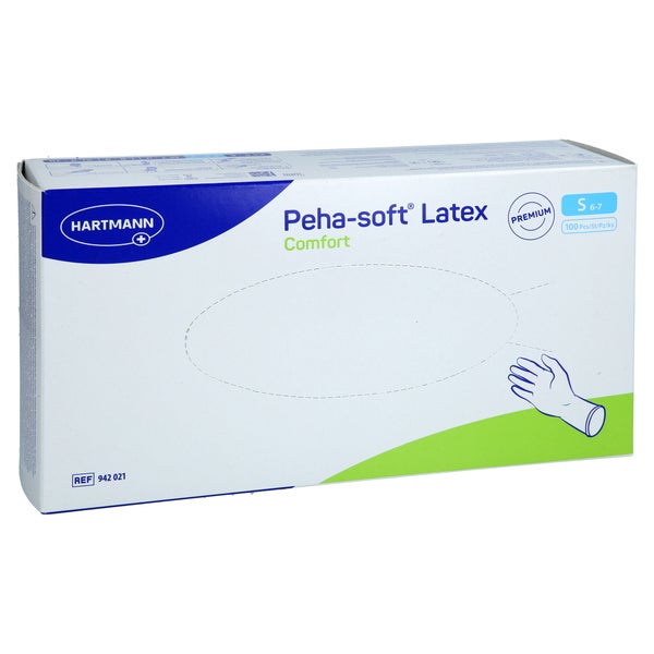 Peha-soft Latex Comfort Unt.hands.unsteril Pf S 100 St