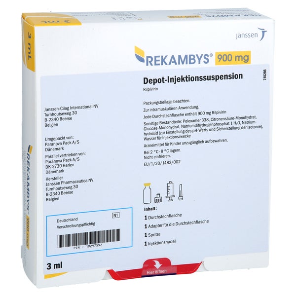Rekambys 900 Mg Depot-injektionssuspension 1X3 ml