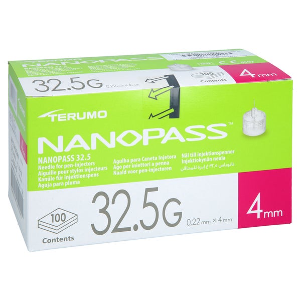 Nanopass 32.5 Pen Kanüle 0.22x4 Mm 100 St