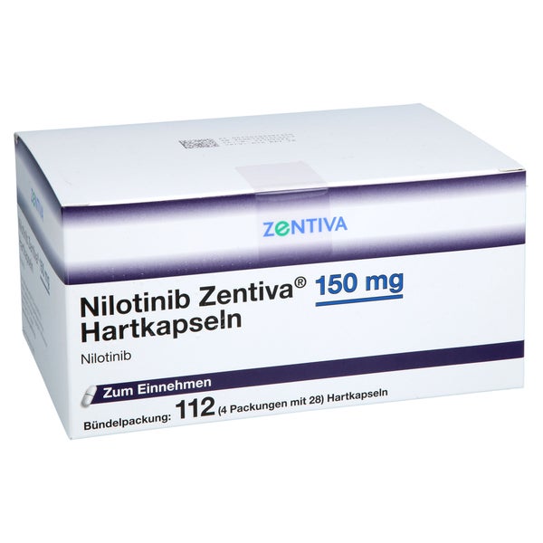 Nilotinib Zentiva 150 Mg Hartkapseln 112 St