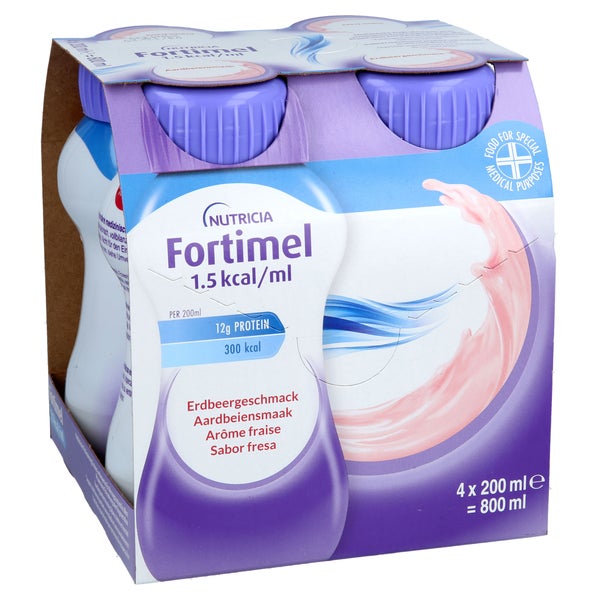 Fortimel 1.5 Kcal Erdbeere 4X200 ml
