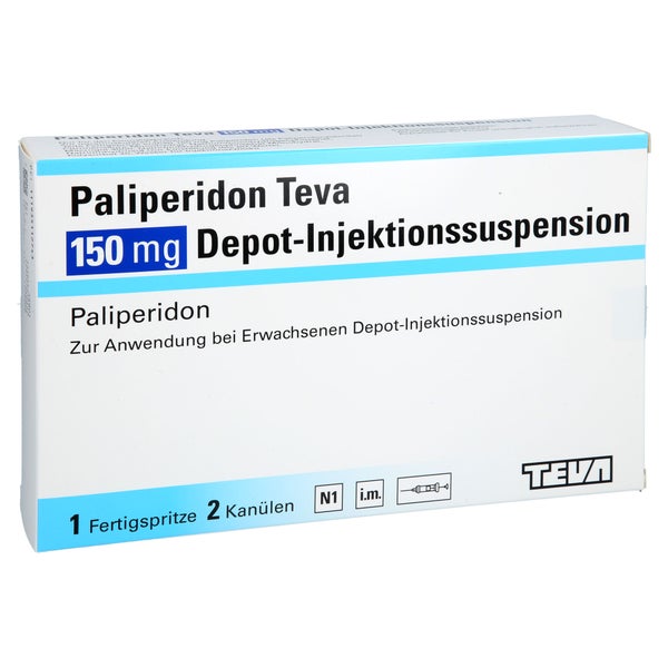 Paliperidon Teva 150 Mg Depot-injektionssusp.fs 1 St