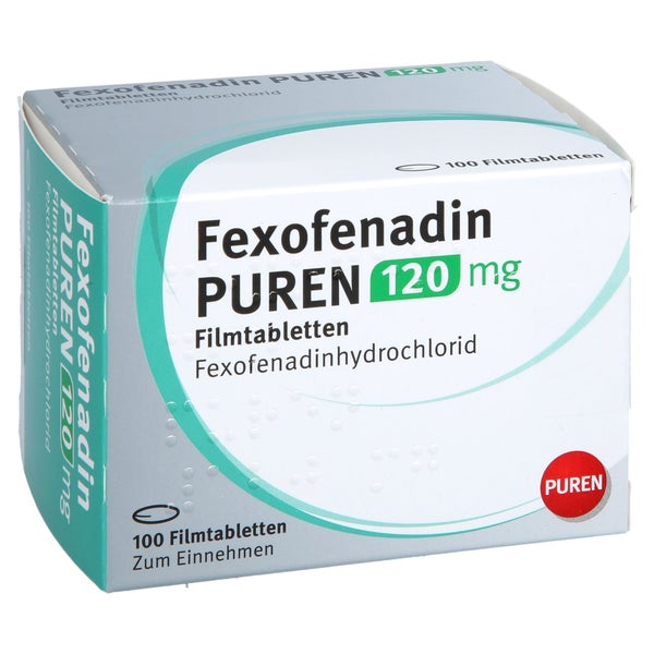 Fexofenadin Puren 120 Mg Filmtabletten 100 St