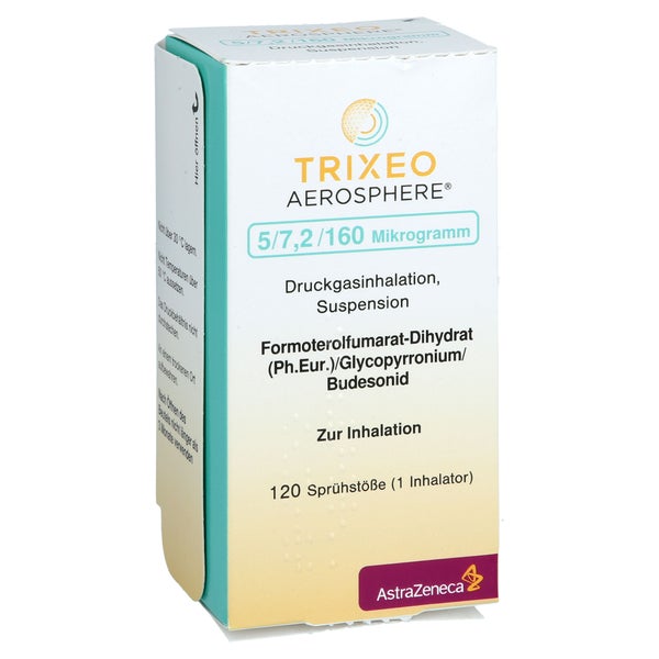 Trixeo Aerosphere 5/7,2/160µg Druckgasinh.120ed 1 St
