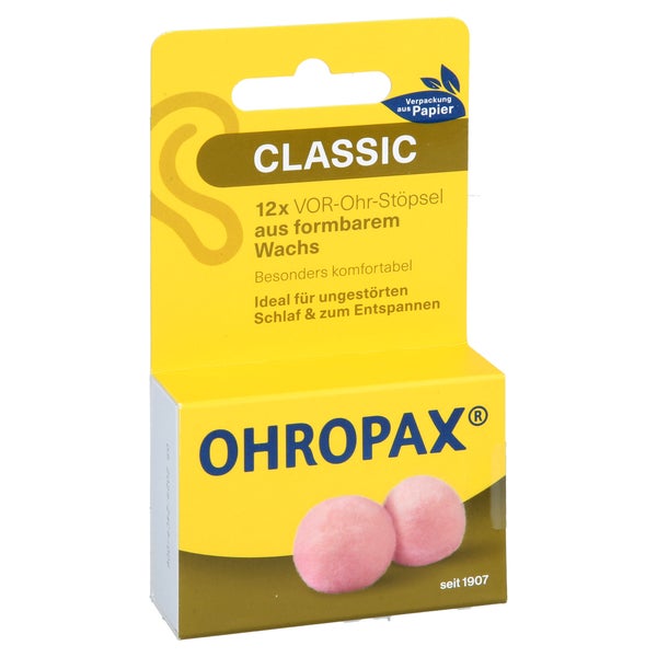 Ohropax Classic Wachs Vor-ohr Stöpsel 12 St