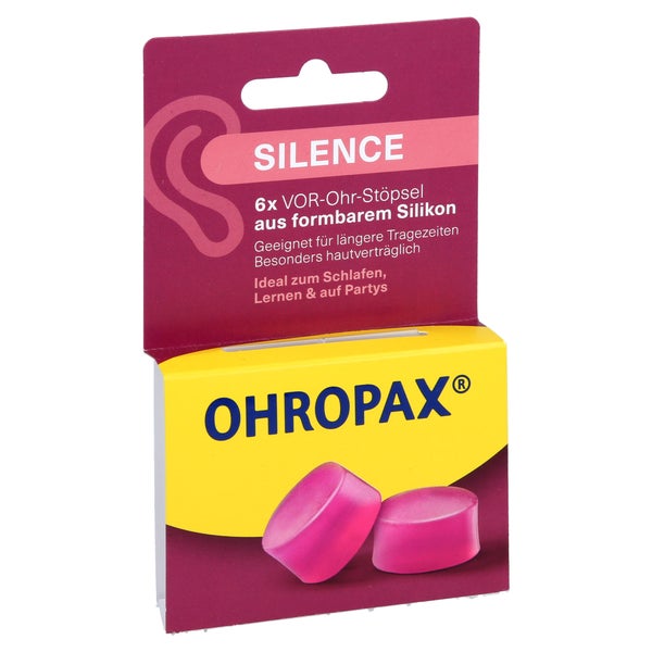 Ohropax Silence Silikon Vor-ohr Stöpsel 6 St