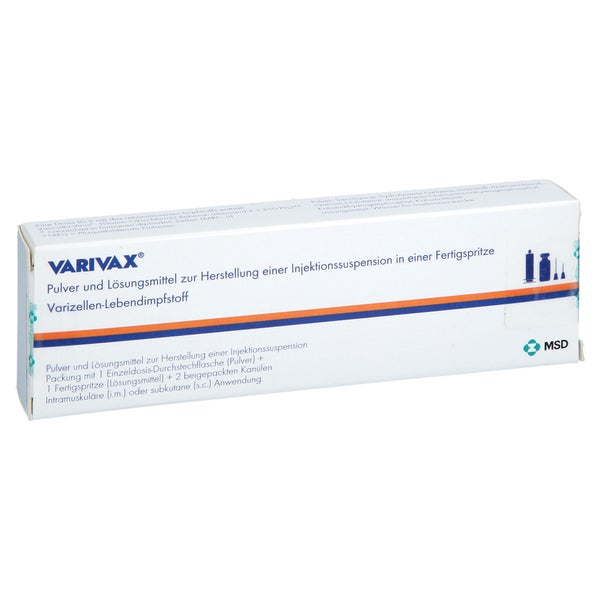 Varivax Plv.u.lm Z.her.e.inj.-susp.fertigspritze 0,5 ml