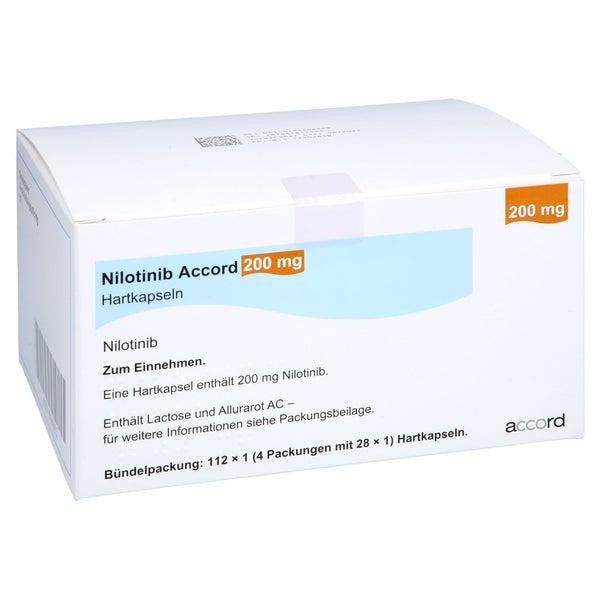 Nilotinib Accord 200 Mg Hartkapseln 112X1 St