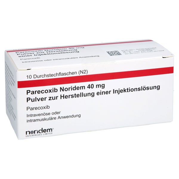 Parecoxib Noridem 40 Mg Pulver Z.herst.e.inj.-lsg. 10 St