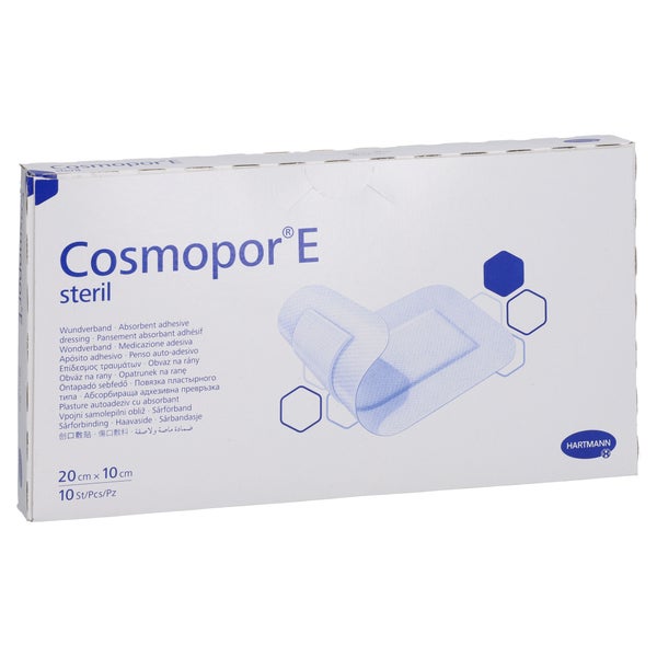 Cosmopor E Steril Wundverband 10x20 Cm 10 St