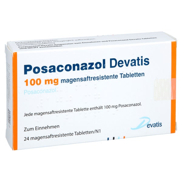 Posaconazol Devatis 100 Mg Magensaftr.tabletten 24 St