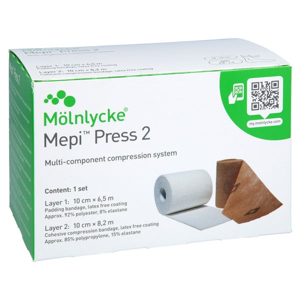 Mepi Press 2 Komp.sys.10cm Knöchelumf.18-32cm 1 St