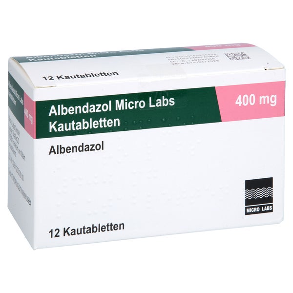 Albendazol Micro Labs 400 Mg Kautabletten 12 St