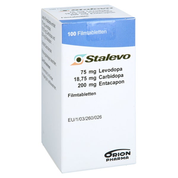 Stalevo 75 Mg/18,75 Mg/200 Mg Filmtabletten 100 St