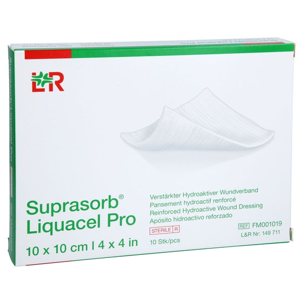 Suprasorb Liquacel Pro 10x10 Cm Kompressen 10 St