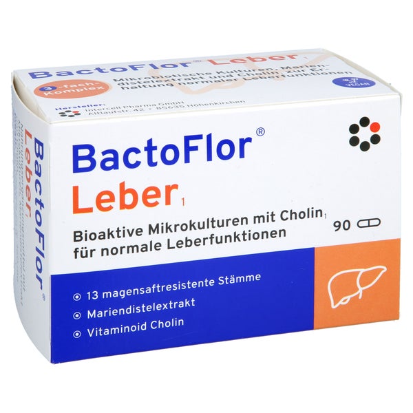 Bactoflor Leber Hartkapseln 90 St