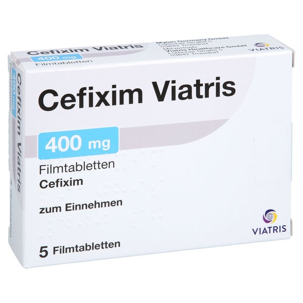 Cefixim Viatris 400 Mg Filmtabletten 5 St