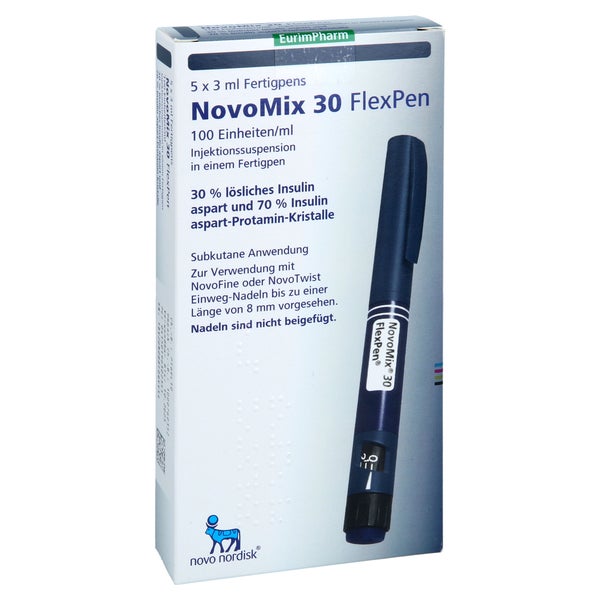 Novomix 30 Flexpen 100 E/ml Inj.-susp.fertigpen 5X3 ml