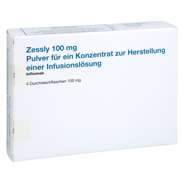 Zessly 100 Mg Plv.f.e.konz.z.her.e.inf.-lsg.dsfl. 4 St