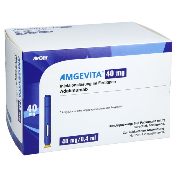 Amgevita 40 Mg/0,4 Ml Inj.-lösung Im Fertigpen 6 St
