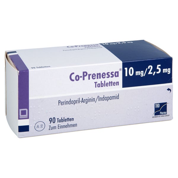 Co-prenessa 10 Mg/2,5 Mg Tabletten 90 St
