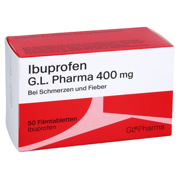Ibuprofen G.l.pharma 400 Mg Filmtabletten 50 St