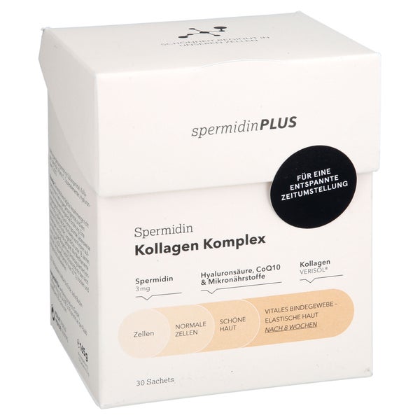 SpermidinPLUS Kollagen Komplex Beutel für Haut, Hare & Nägel 30X5,5 g