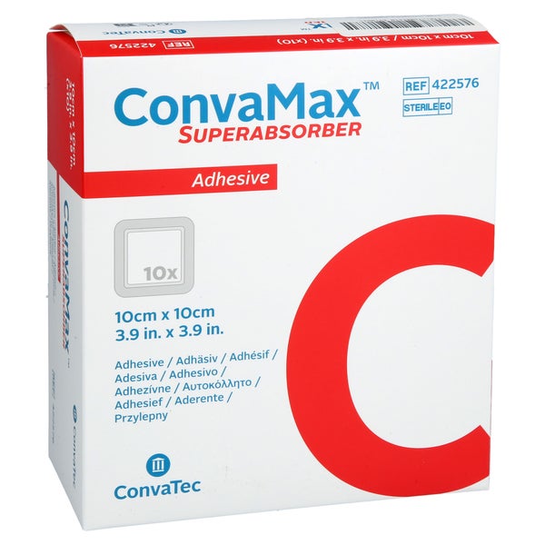 Convamax Superabsorber Adhäsiv 10x10 Cm 10 St