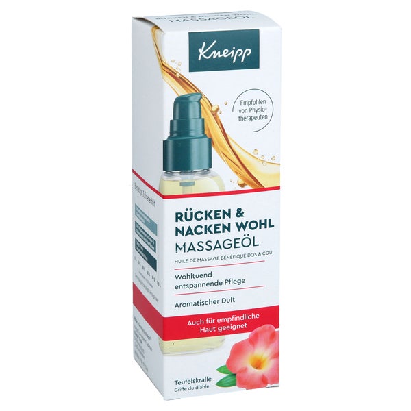 Kneipp Massageöl Rücken & Nachen Wohl 100 ml