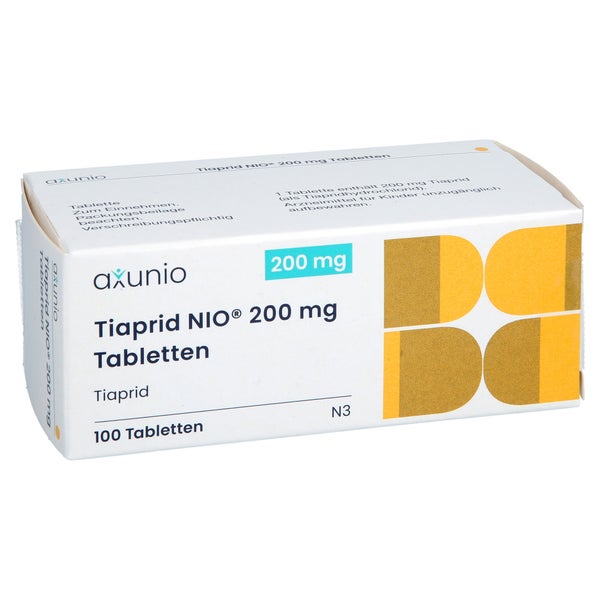 Tiaprid Nio 200 Mg Tabletten 100 St