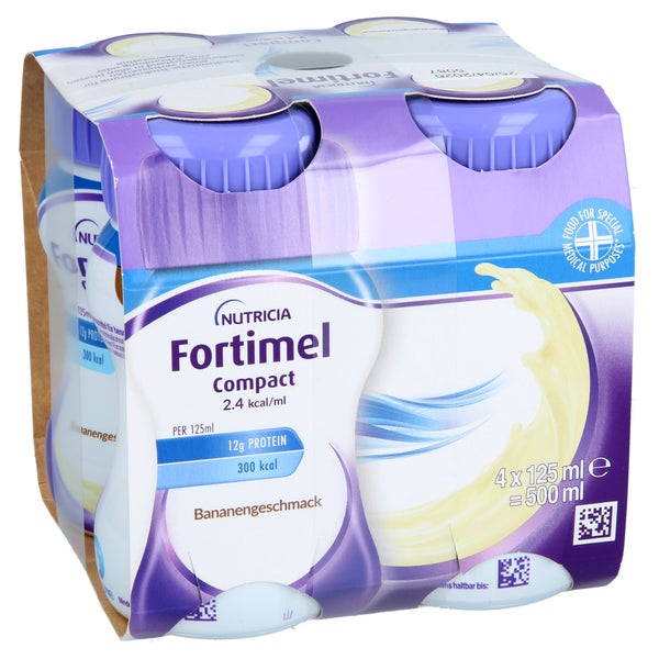 Fortimel Compact 2.4 Kcal Bananengeschmack 8X4X125 ml