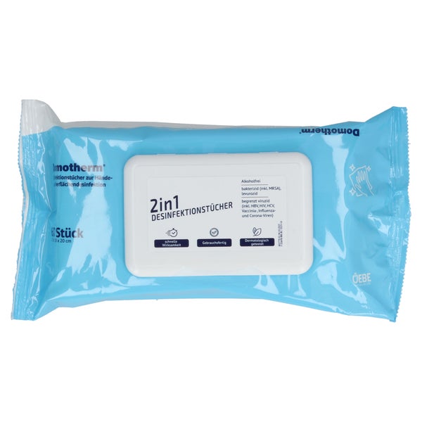 Domotherm 2in1 Desinfektionstücher 60 St